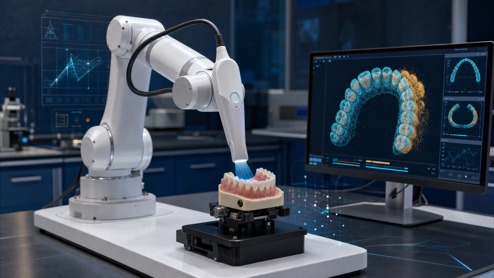 RobOralScan Teaches a Robot to Perform Intraoral Scans—But 8 of 10 Simulated Successes Are Not Clinical Autonomy